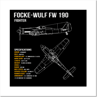 Focke Wulf Fw 190 Posters and Art